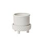 Jane Footed Pot With Saucer