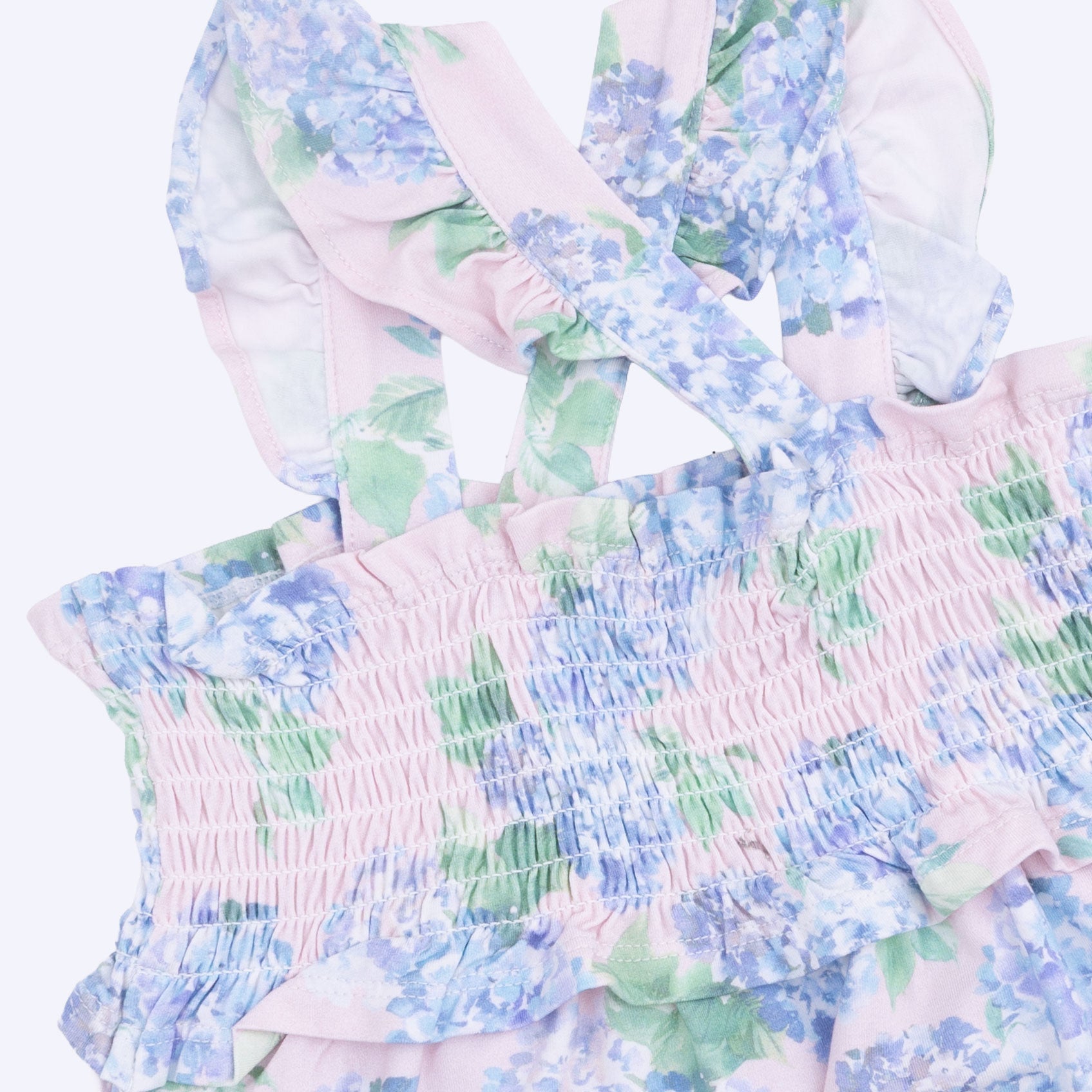 Hydrangeas - Smocked Top With Bloomer