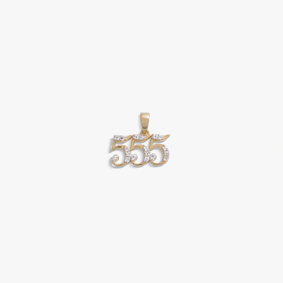 555 Sapphire Angel Number Charm