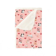 Pups & Kisses (dream Blanket) - Pink