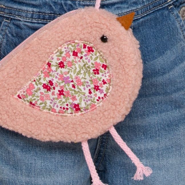 Plush Bird Chick Crossbody Bag For Toddlers, Little Girls, Kids Age 3-8y