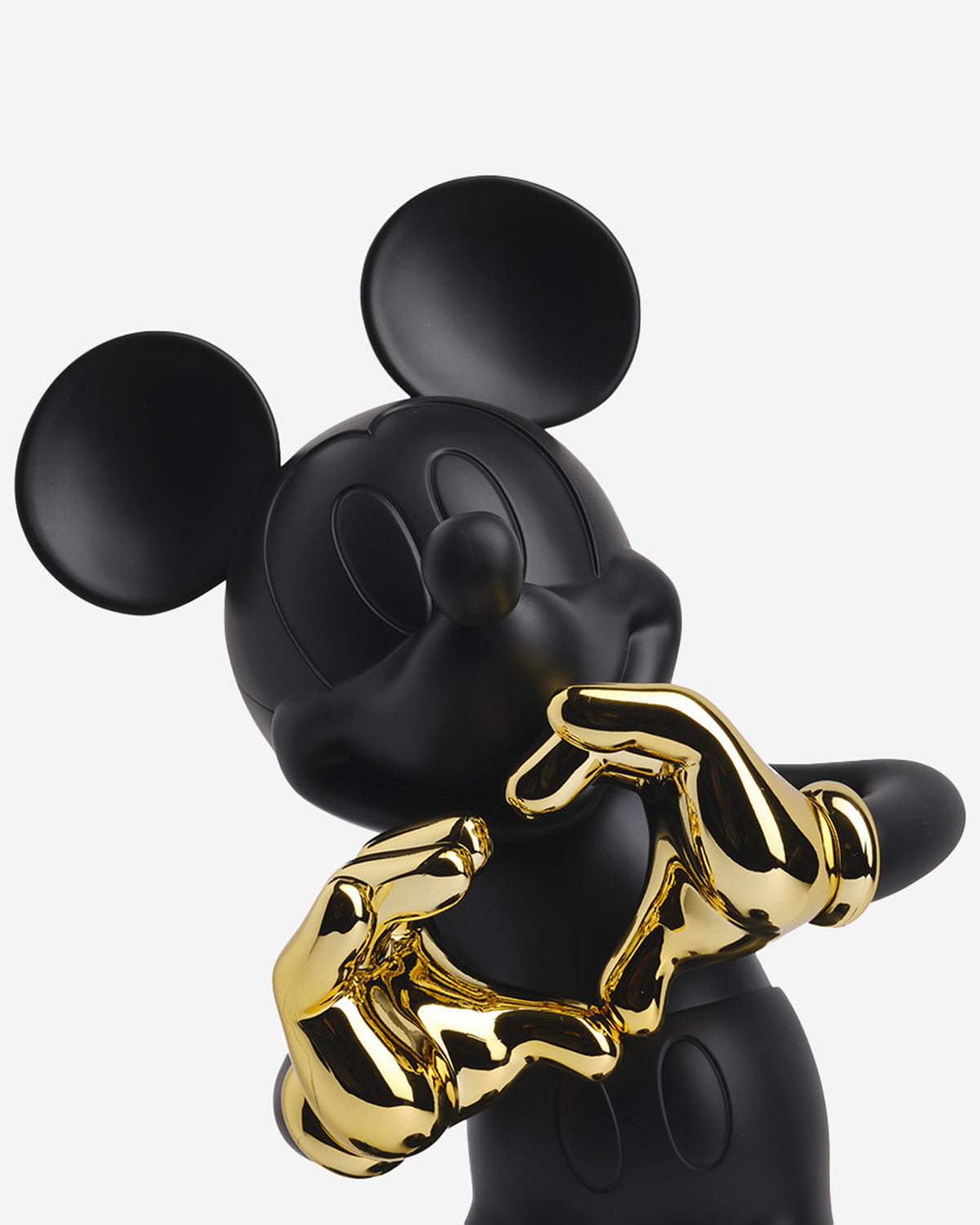Mickey Mouse With Love Black & Gold 12in