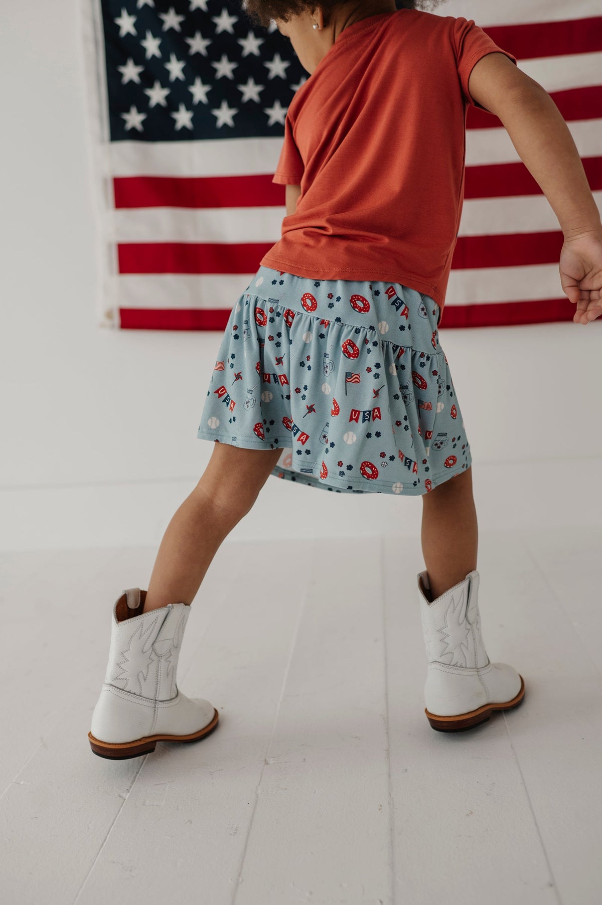 Girl's Skort In Summer Usa