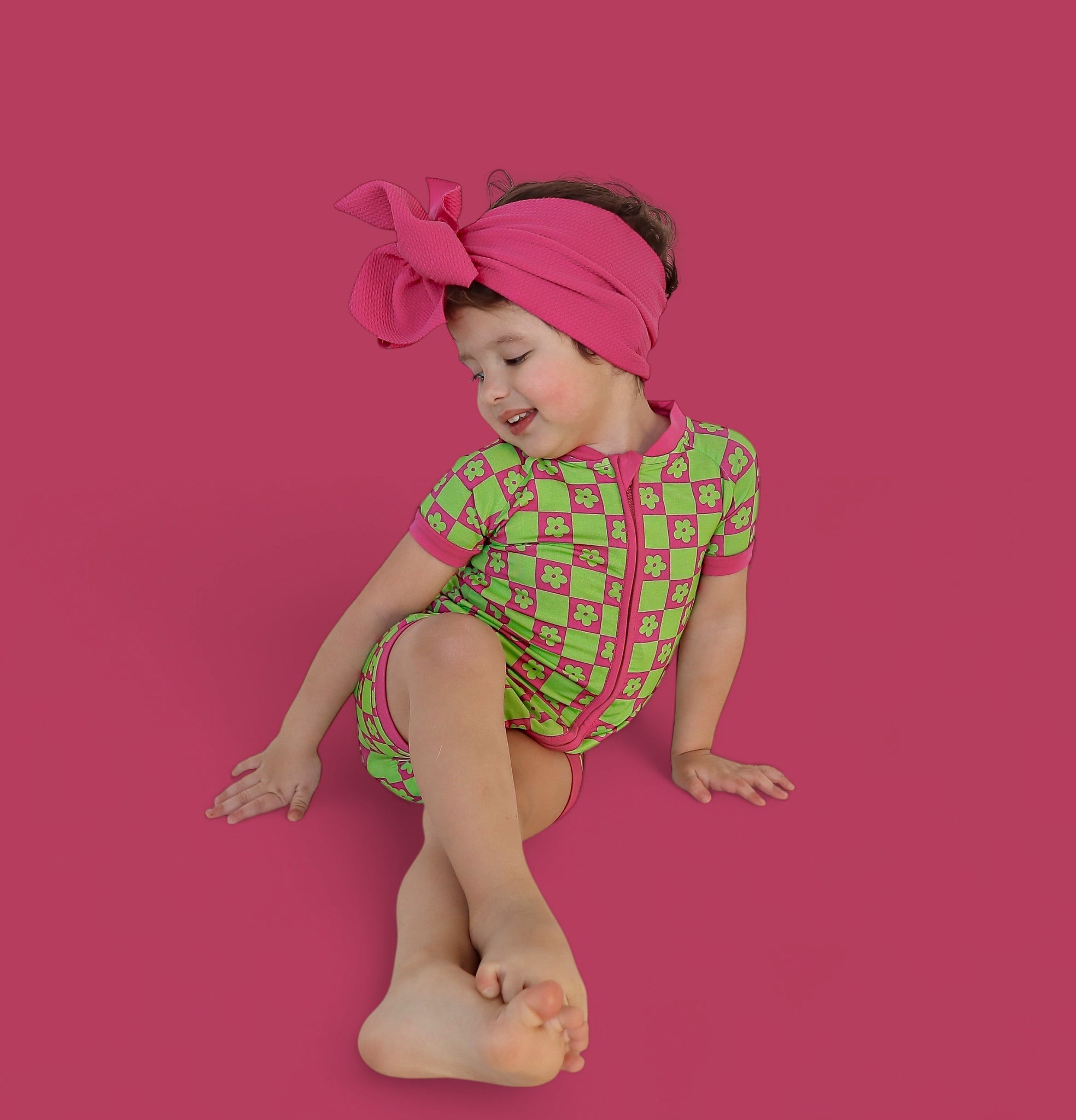 Wild Daisy Checkers Dream Shortie