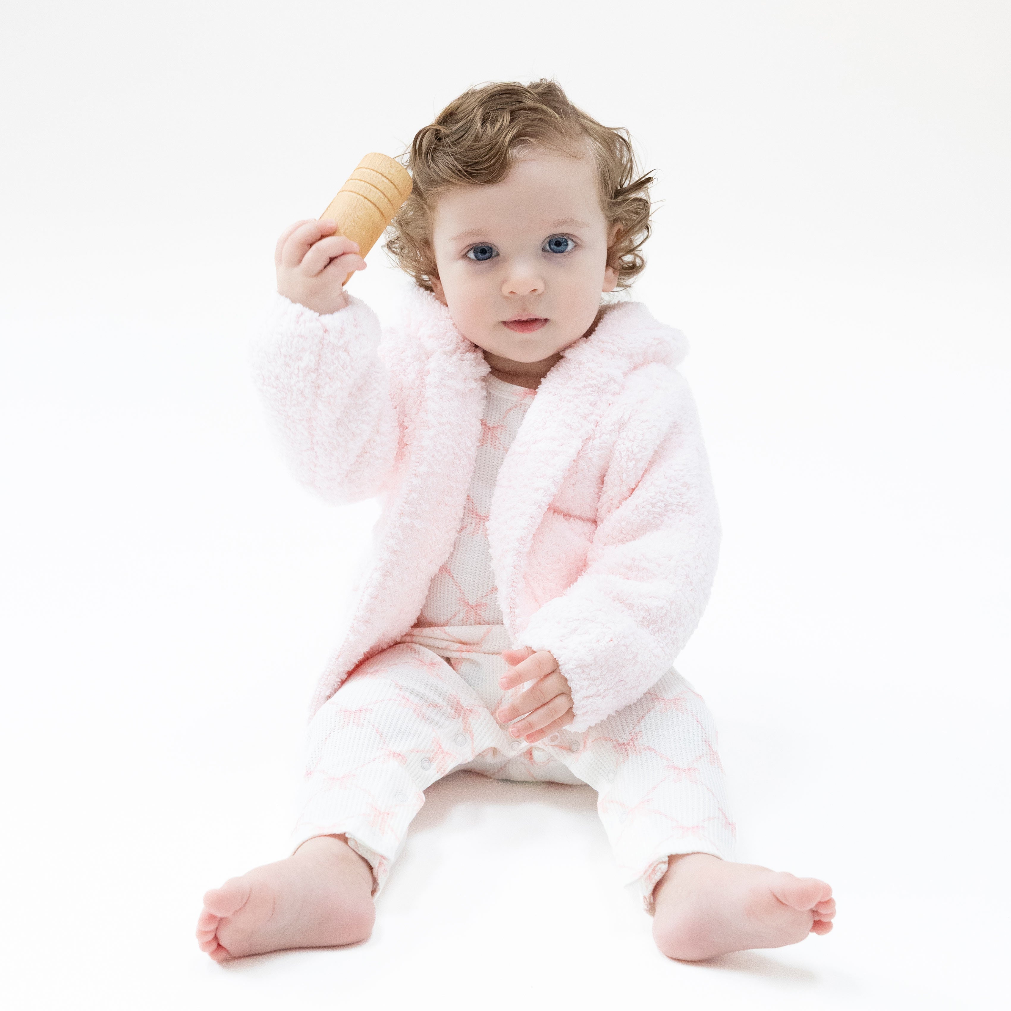 Chenille Hoodie - Pretty Pink