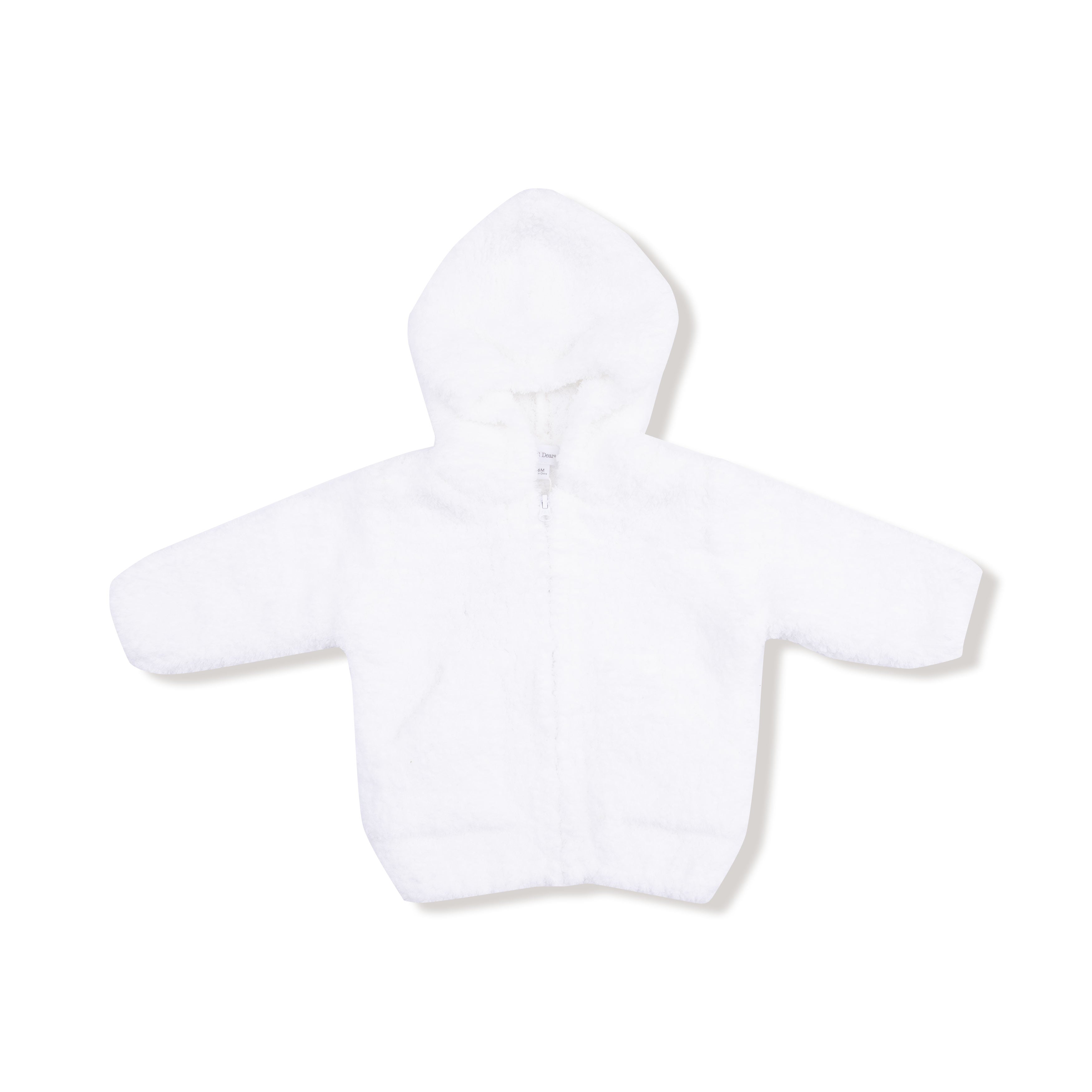 Chenille - White Hooded Jacket