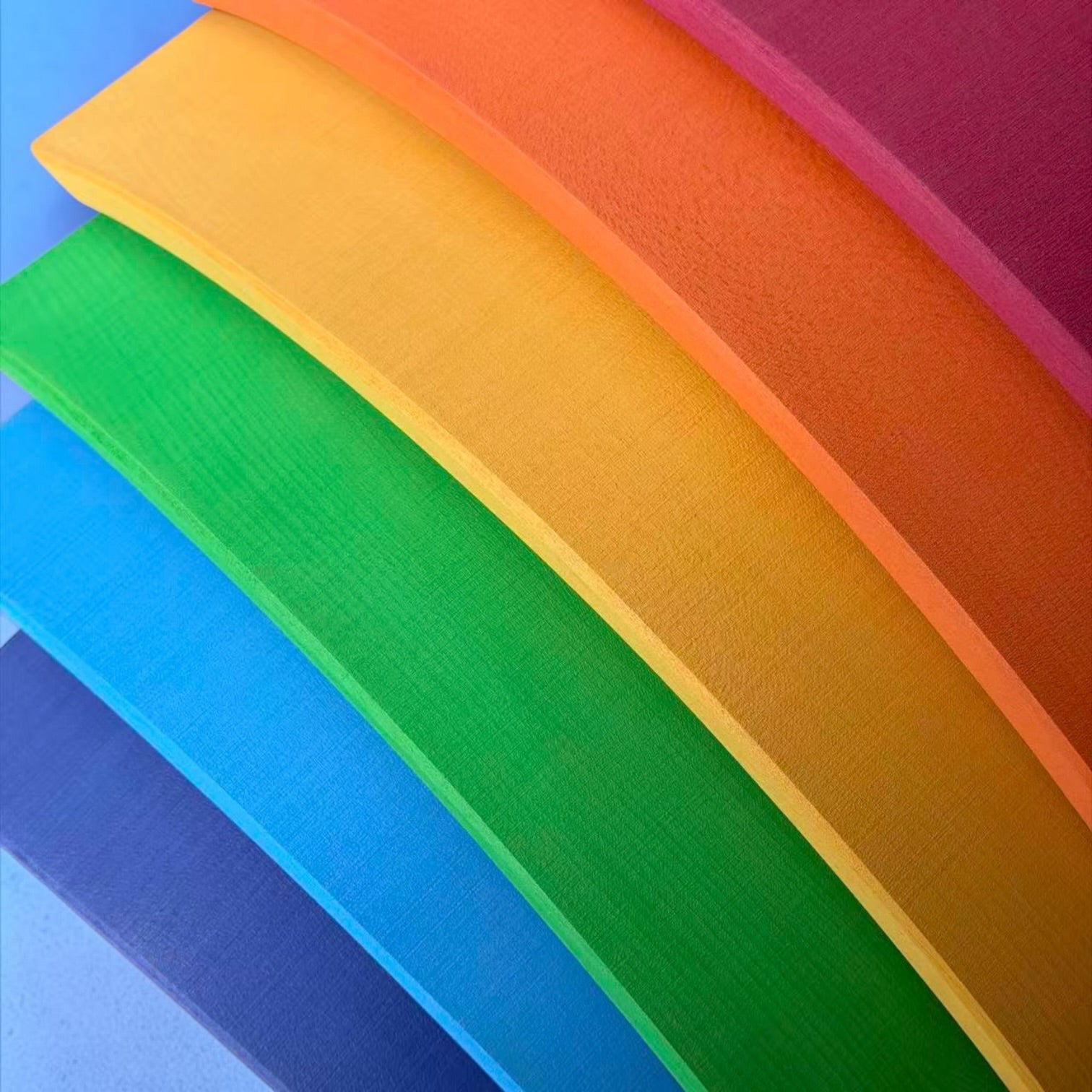 6 Pcs wooden Rainbow Bridge Stacking Building Blocks