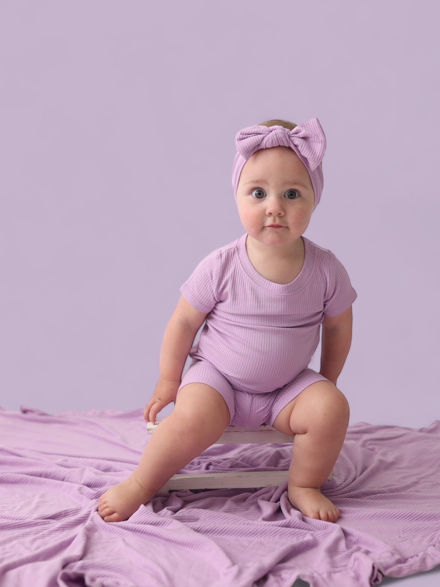 Amethyst Rib Dream Short Set