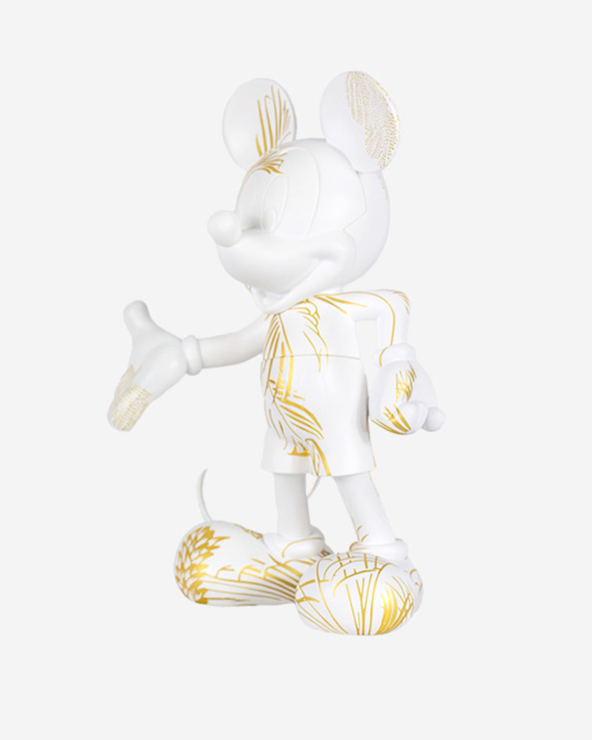 Mickey Mouse Star Style White & Gold 12in