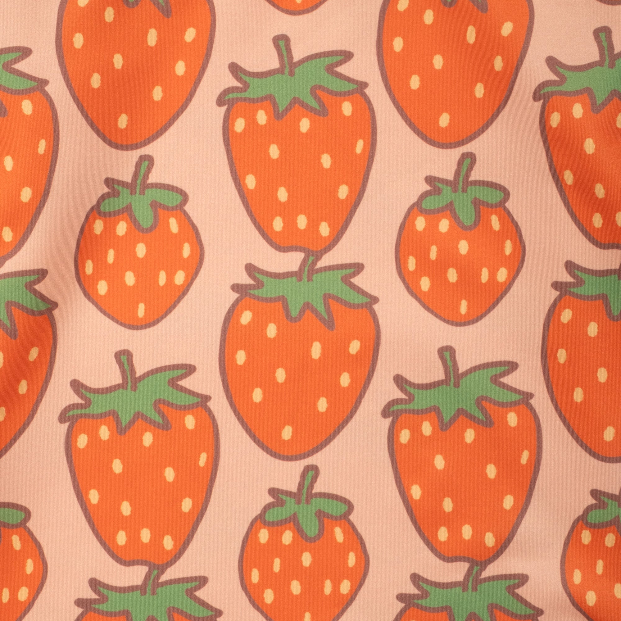 Strawberry Rashguard Bikini Set