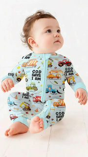God Says I Am Boy Bamboo Convertible Zippy