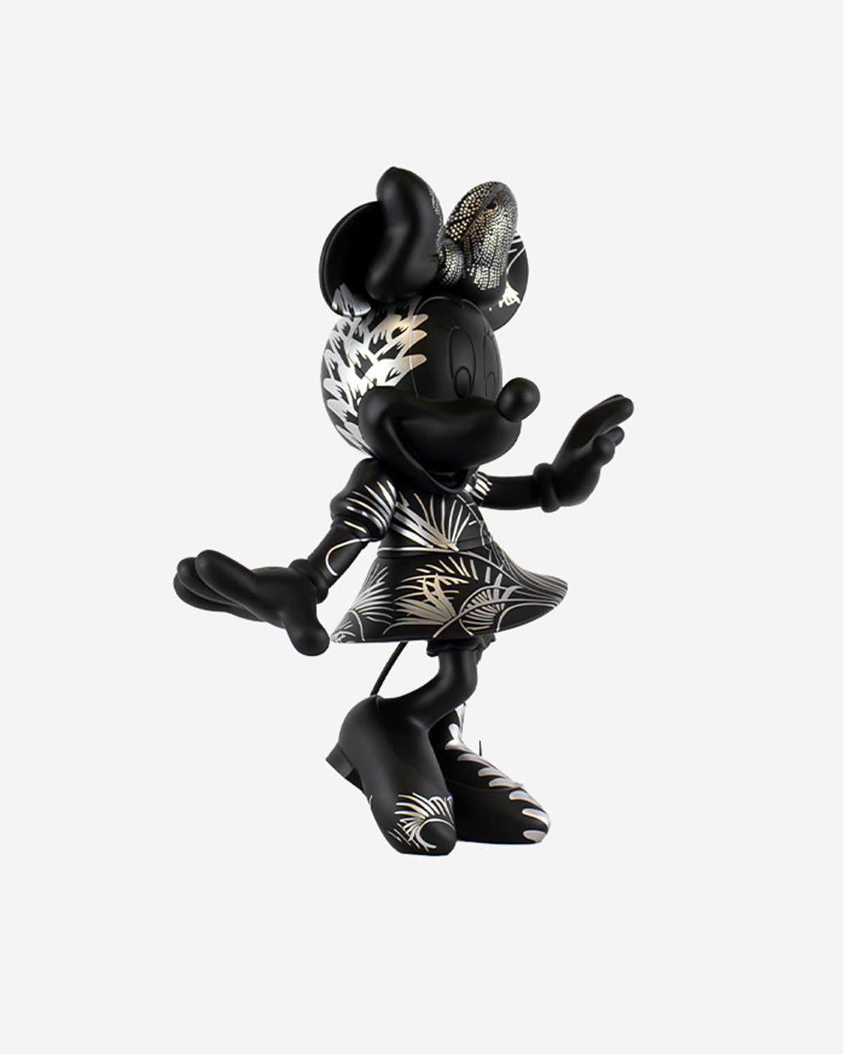Minne Mouse Star Style Black & Grey 12in