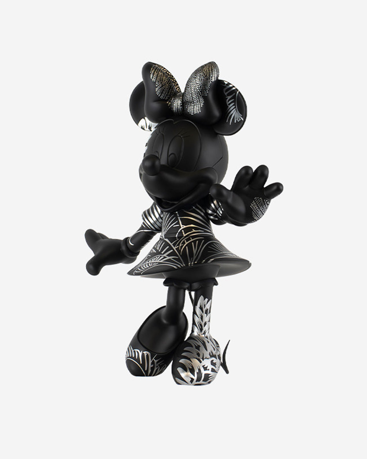 Minne Mouse Star Style Black & Grey 12in