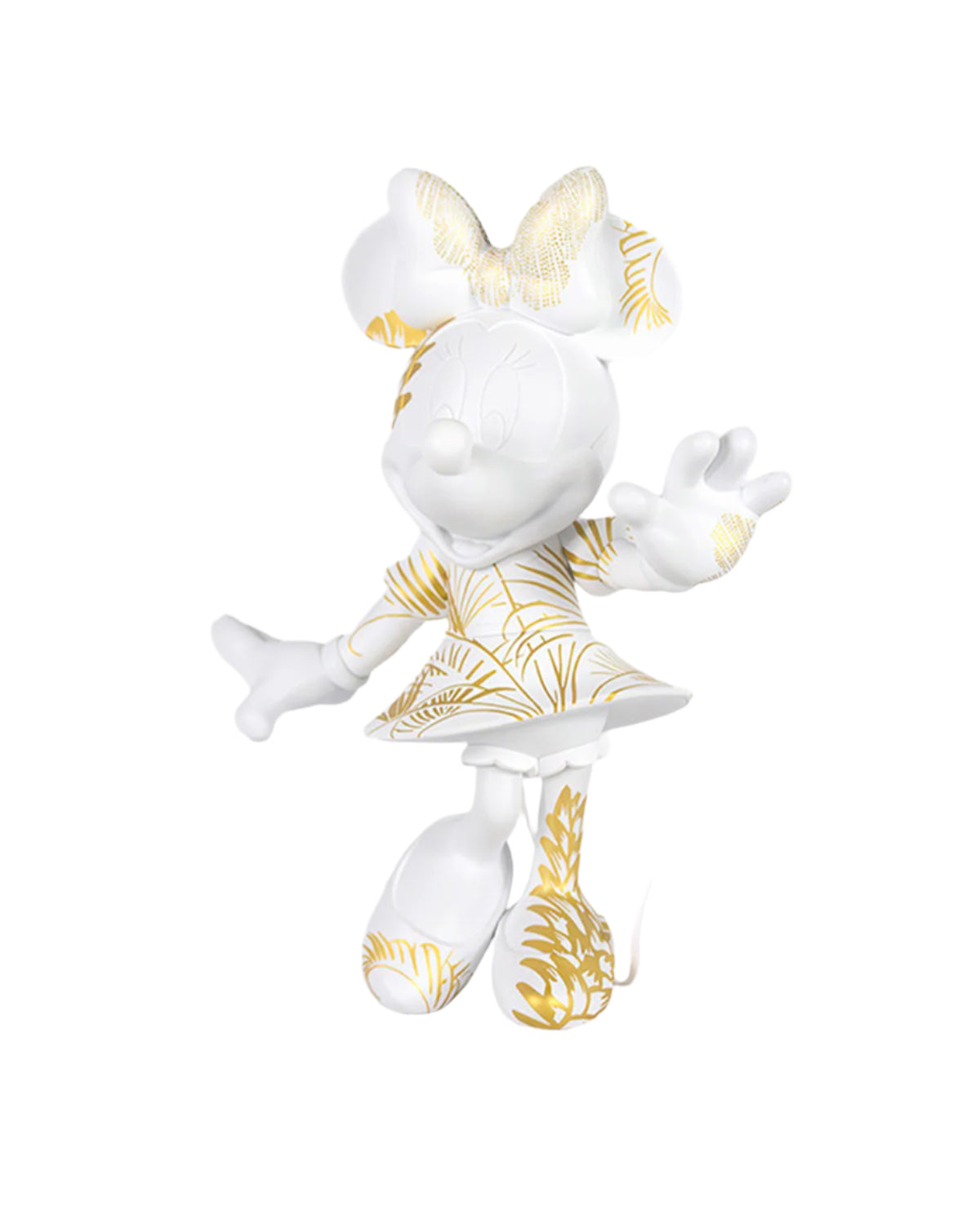 Minnie Mouse Star Style White & Gold 12in