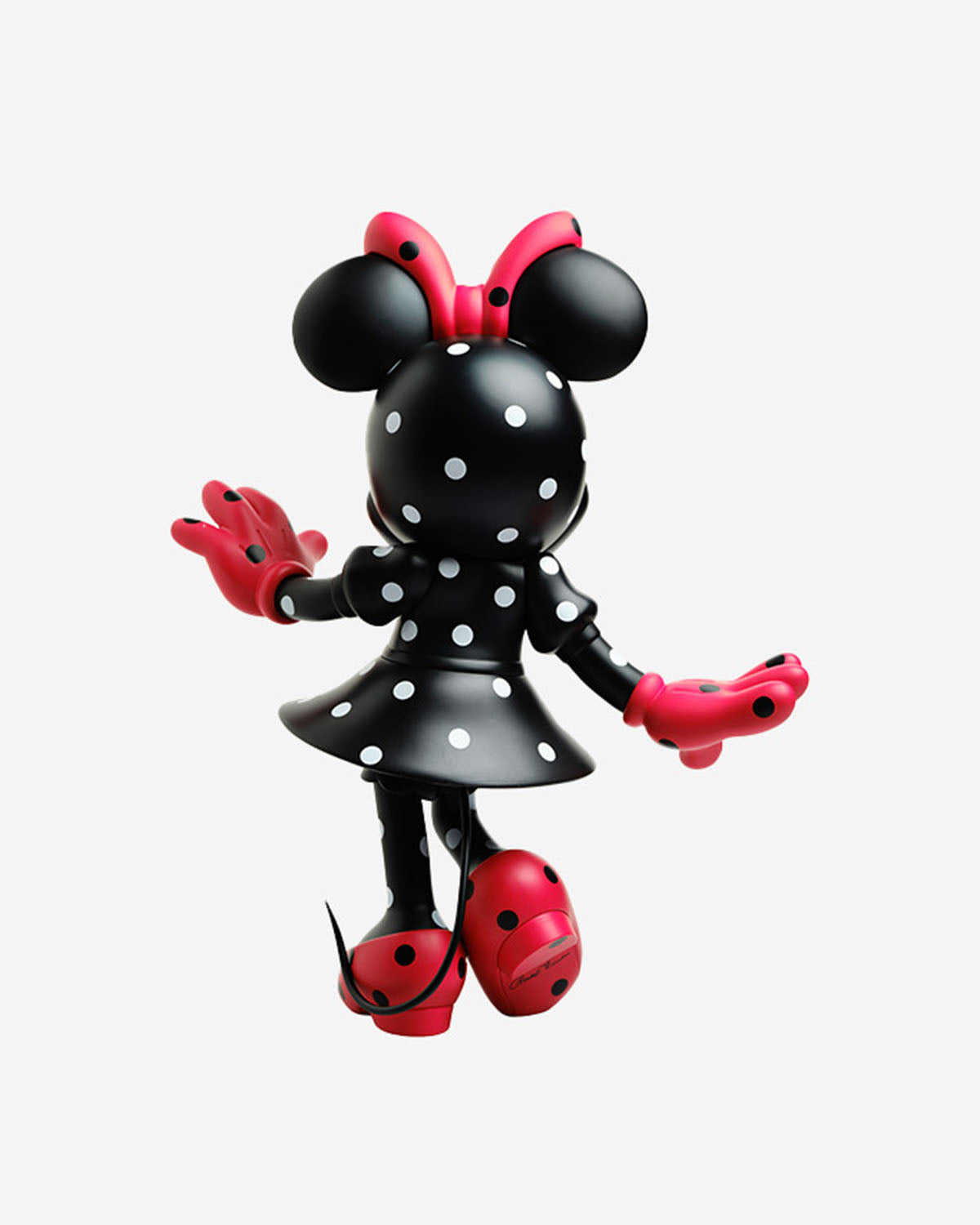 Minnie Mouse Polka Black & Red 12in