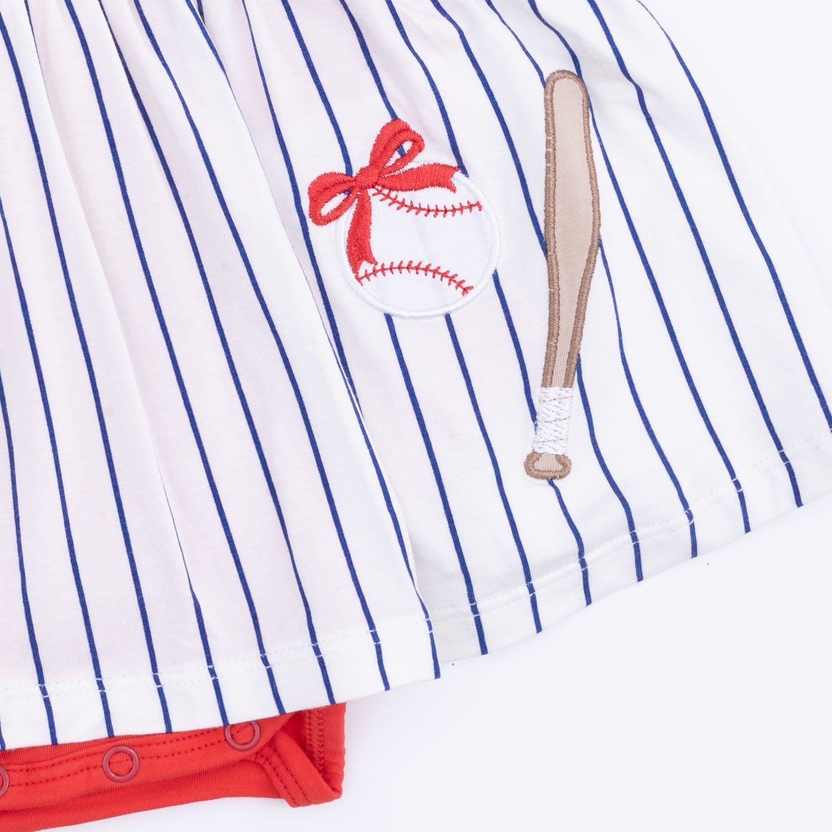 Baseball Stripe - Polo Tennis Dress