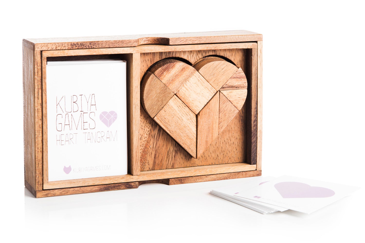 Heart Tangram - Two Sets With 57 Challenge Cards
