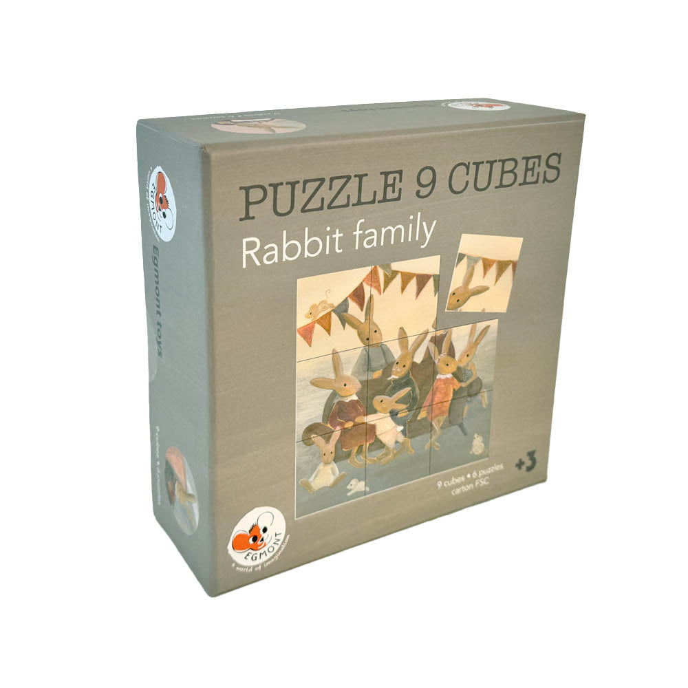 Rabbit Family Puzzle Cube