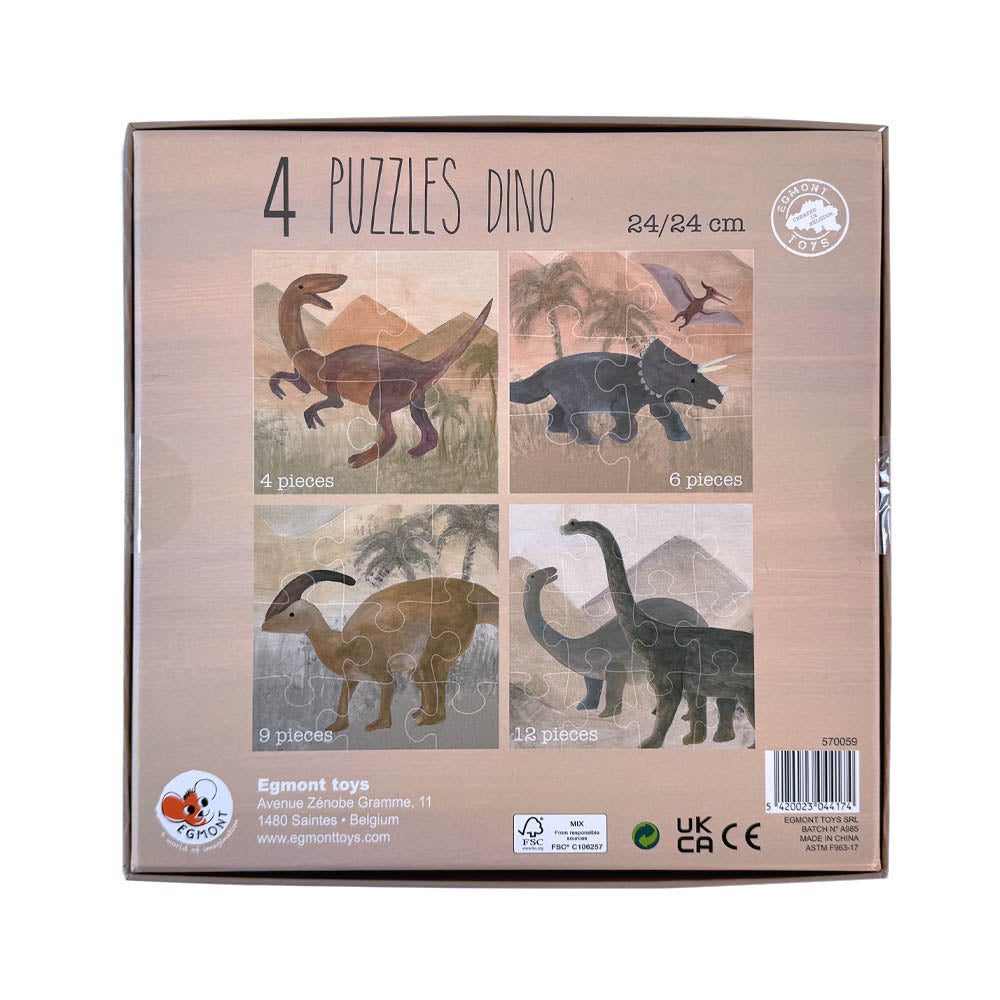 4 Puzzles Dino