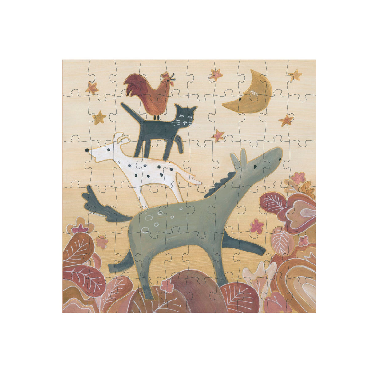 Musicians Of Bremen Puzzle - 60 pieces