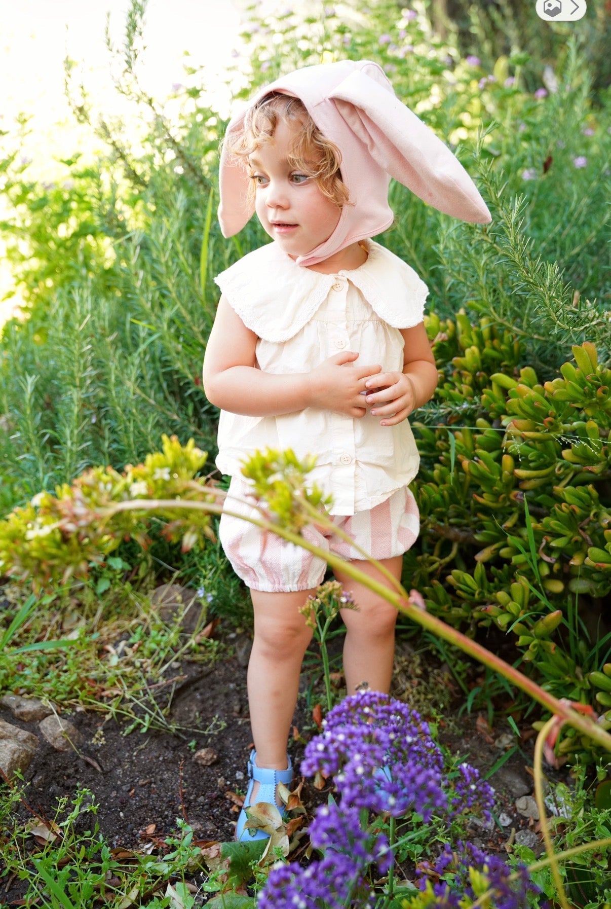 Pink Bunny Bonnet