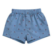 Tweenstyle By Stoopher - Cherry Gingham Boxer Lounge Shorts