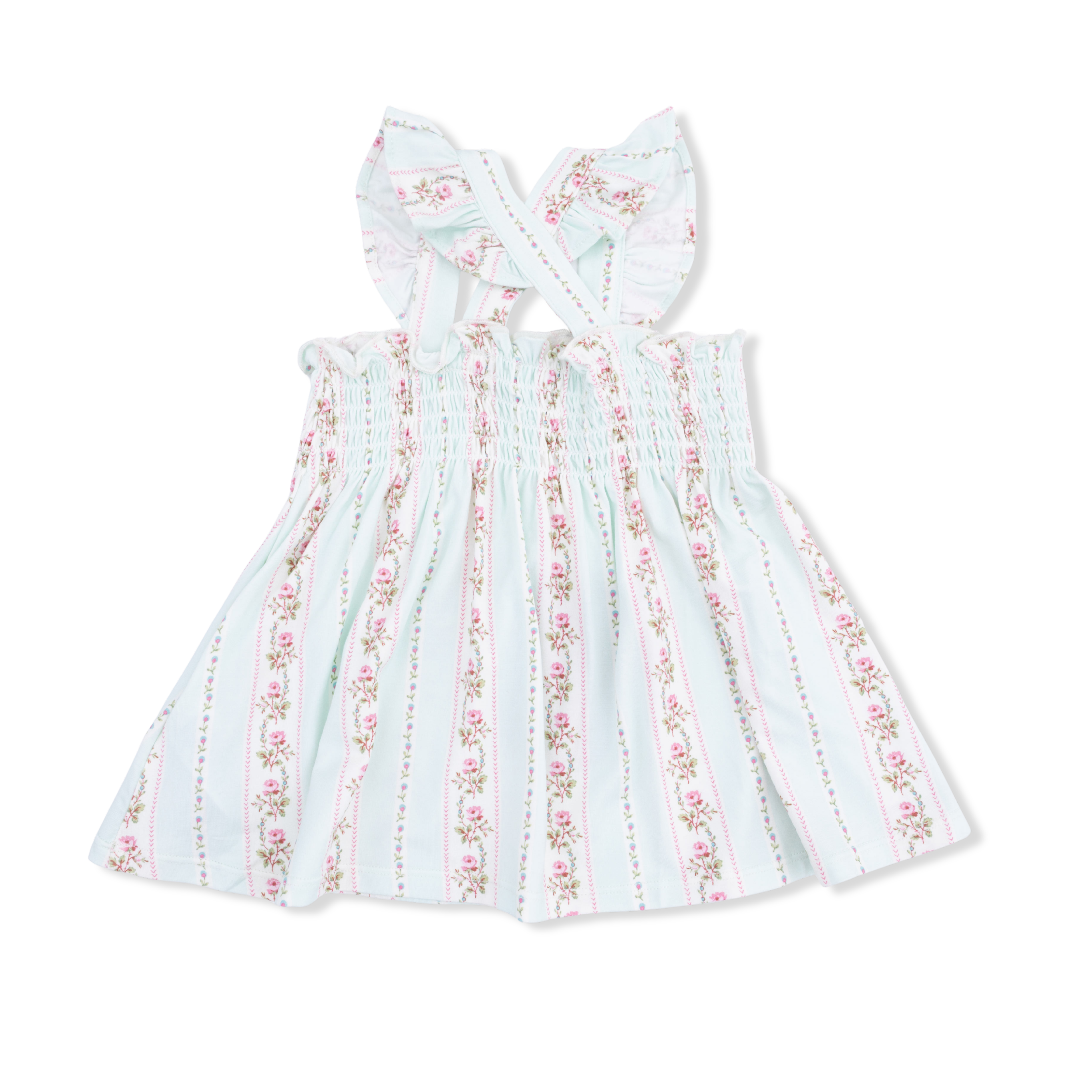 Antoinette Stripe - Smocked Top With Bloomer