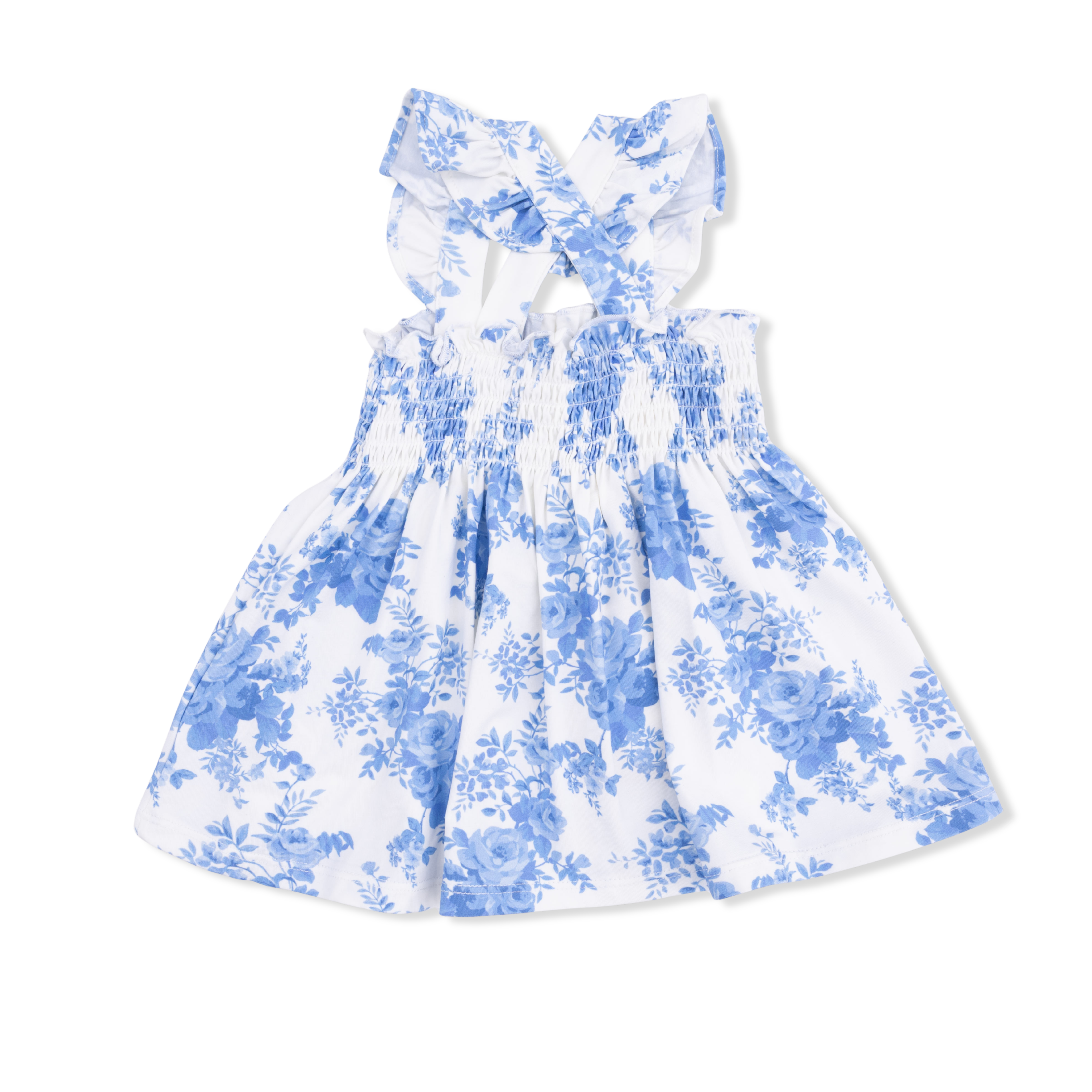 Dream Cottage Floral - Smocked Top With Bloomer