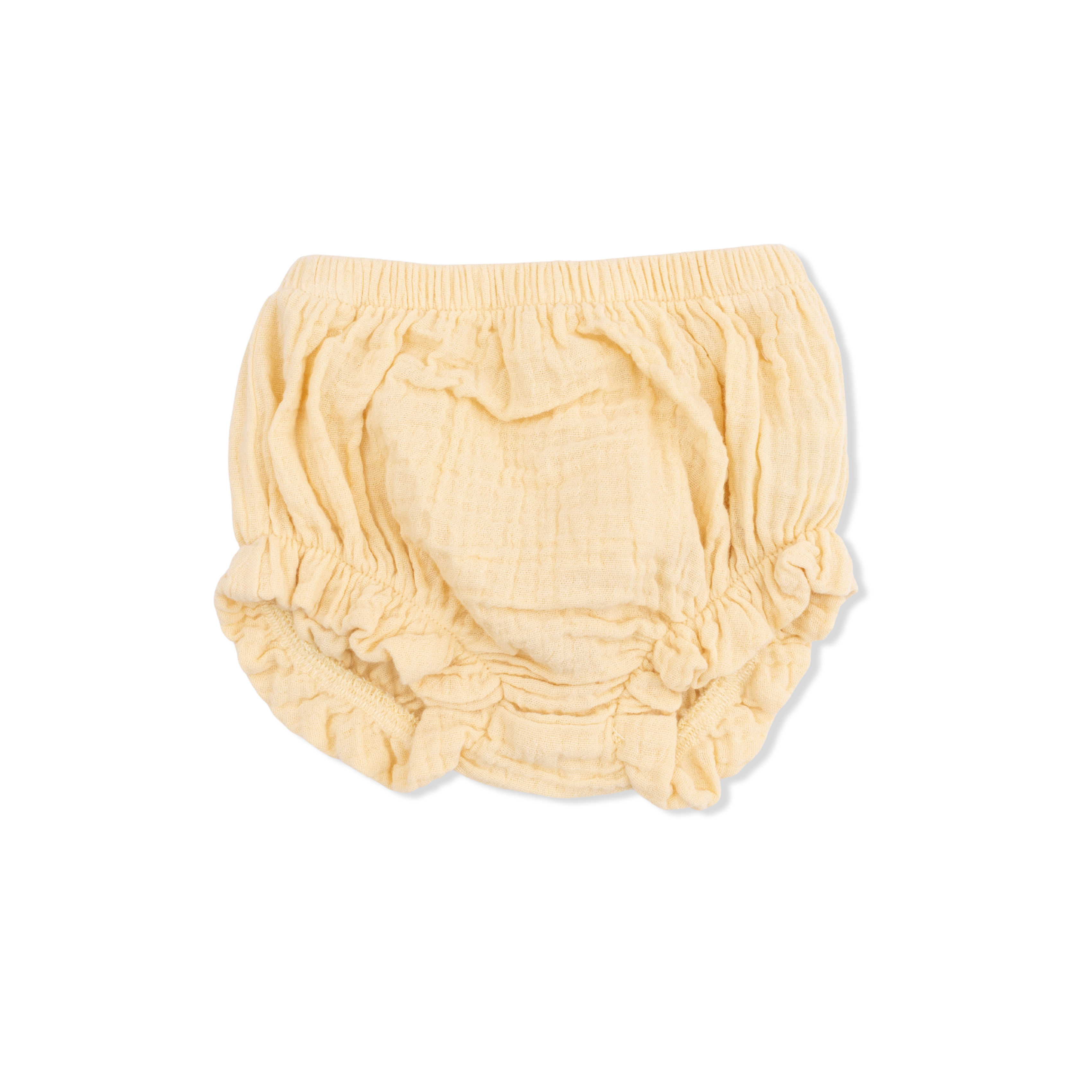 Solid Muslin Italian Straw - Smocked Top With Bloomer