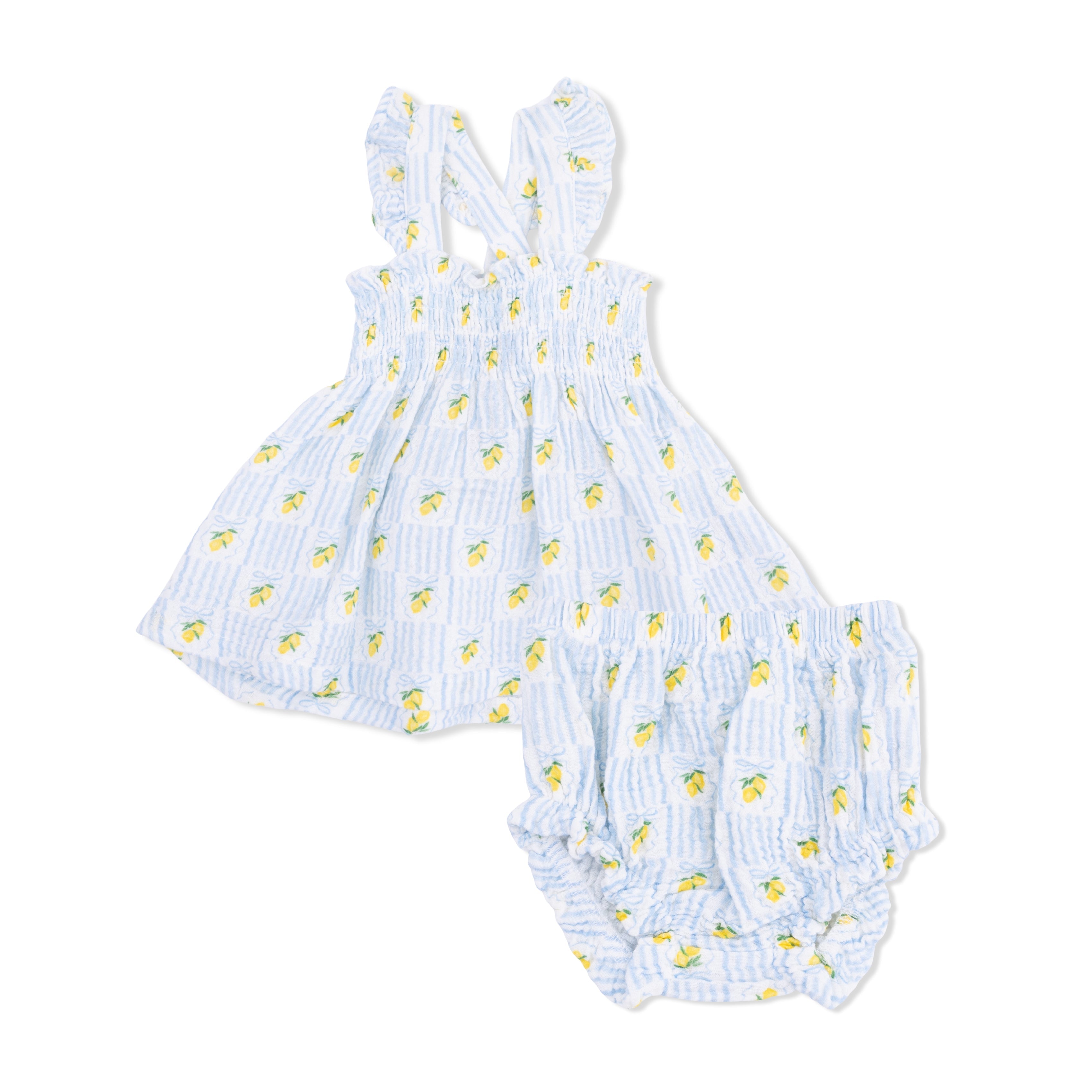 Lovely Lemons - Smocked Top With Bloomer