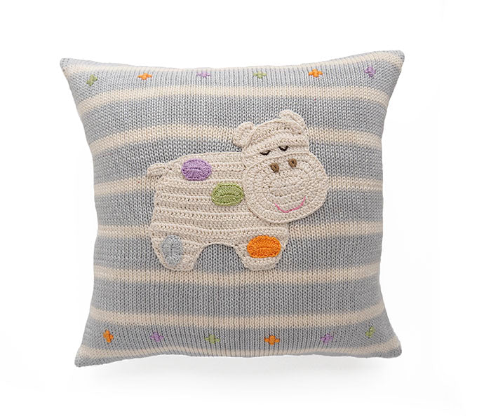 Hippo 10" Pillow