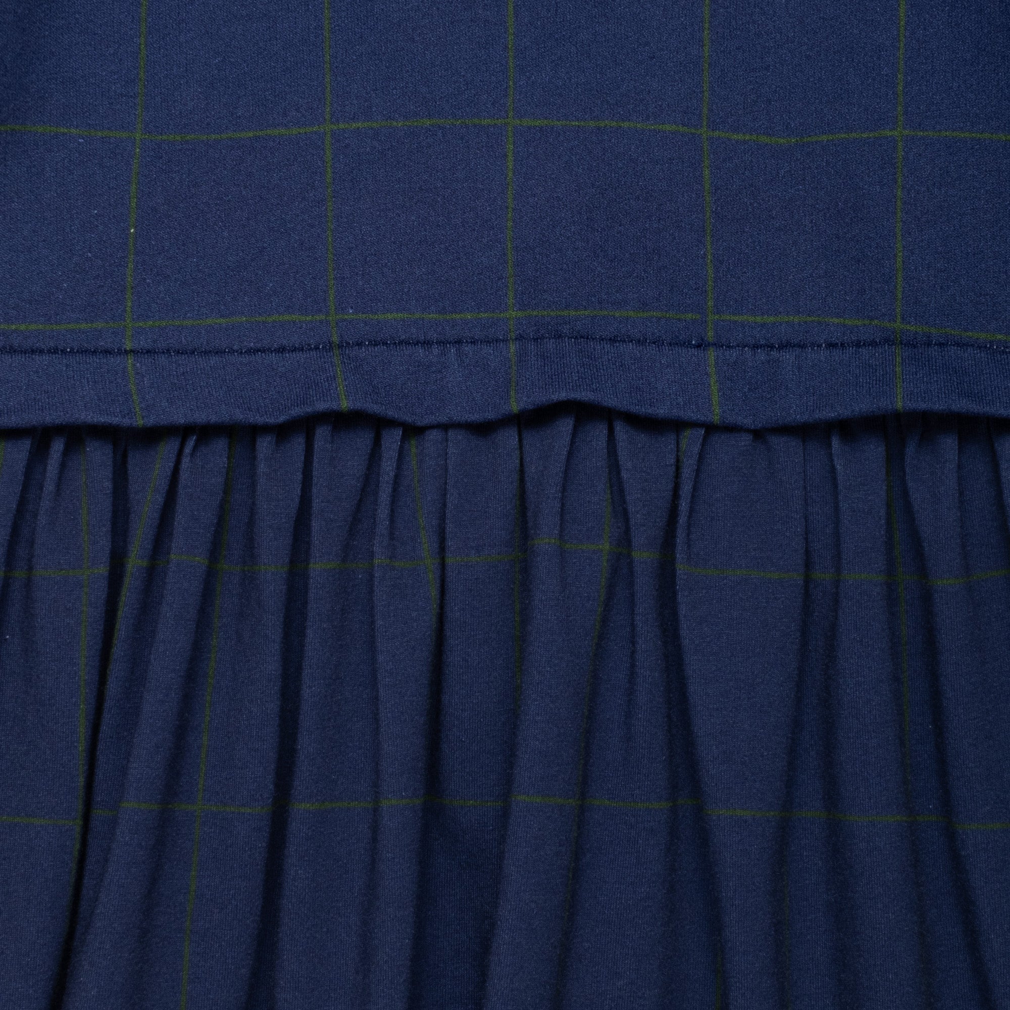 Navy Grid Dress