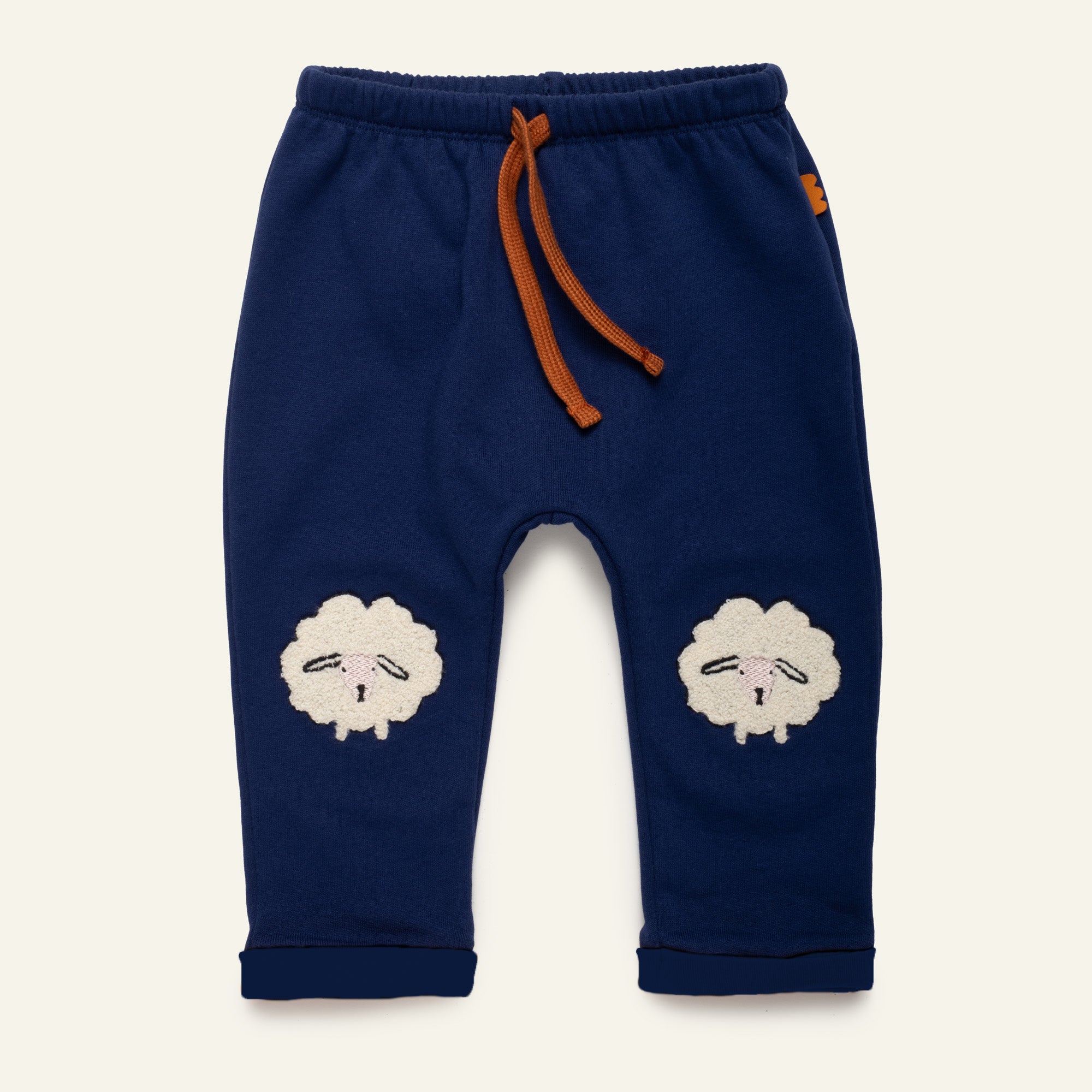 Embroidered Cozy Sheep Jogger