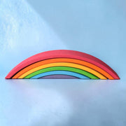 6 Pcs wooden Rainbow Bridge Stacking Building Blocks
