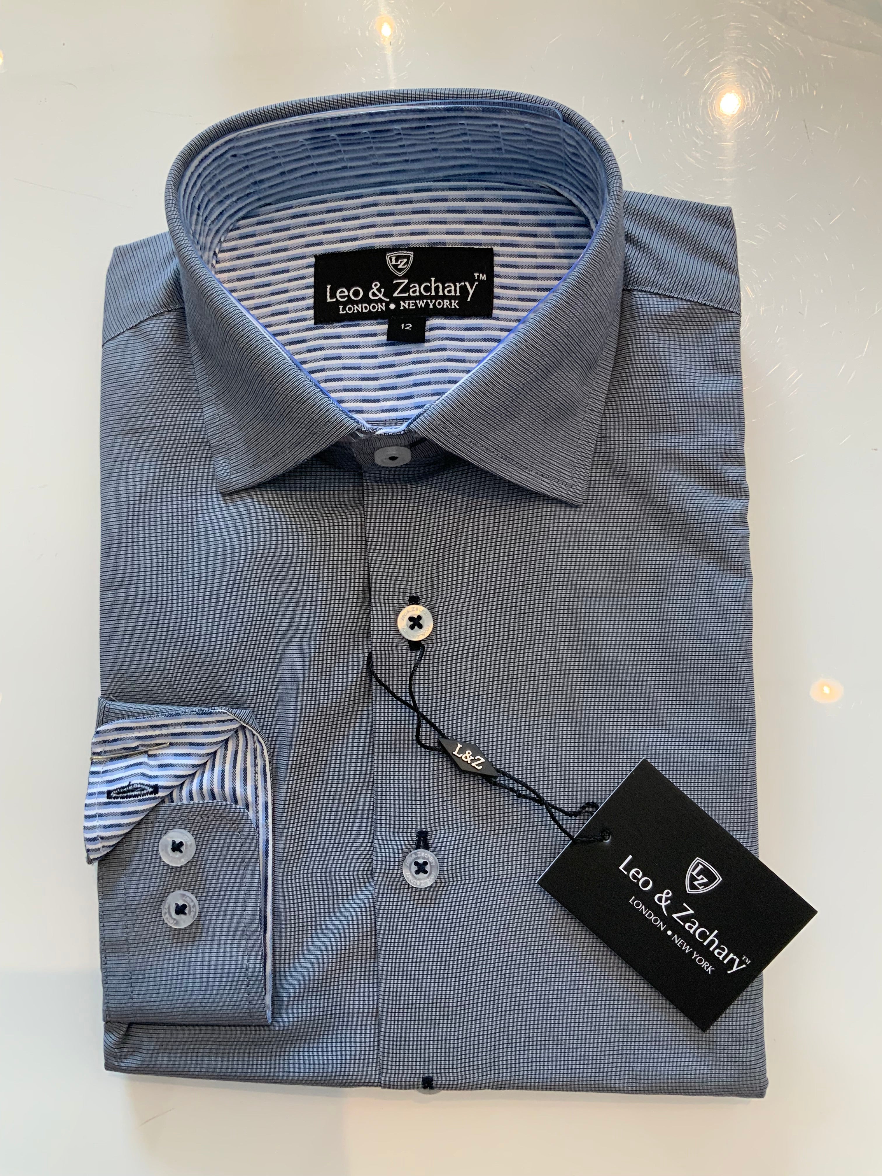Leo And Zachary - Long Sleeve Dress Shirt