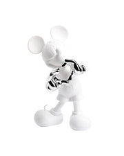 Mickey Mouse With Love White & Silver 12in