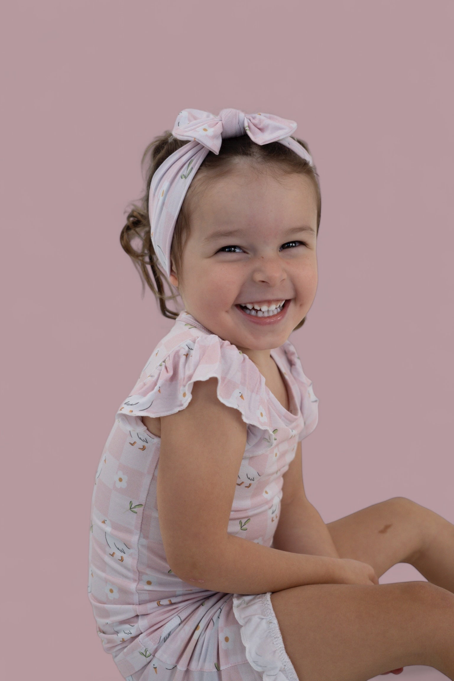 Exclusive Ducks And Daisies Dream Bow