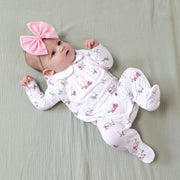 Smocked Peter Pan Snap Footie