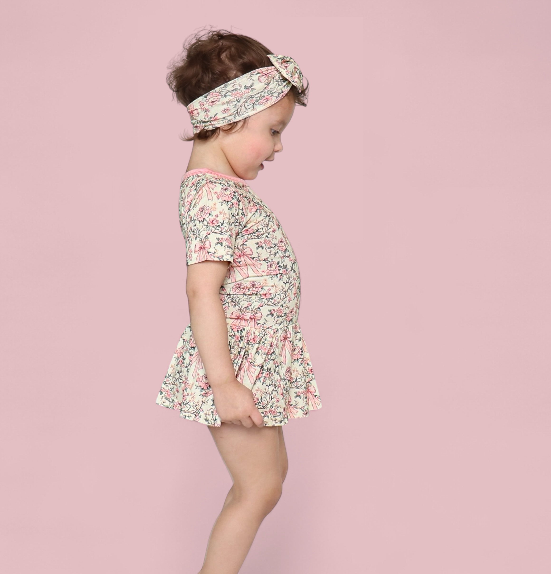 Victorian Bloom Dream Bodysuit Dress