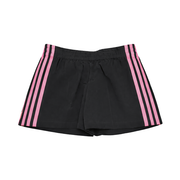 Tweenstyle By Stoopher - Black/pink Lightweight Track Shorts