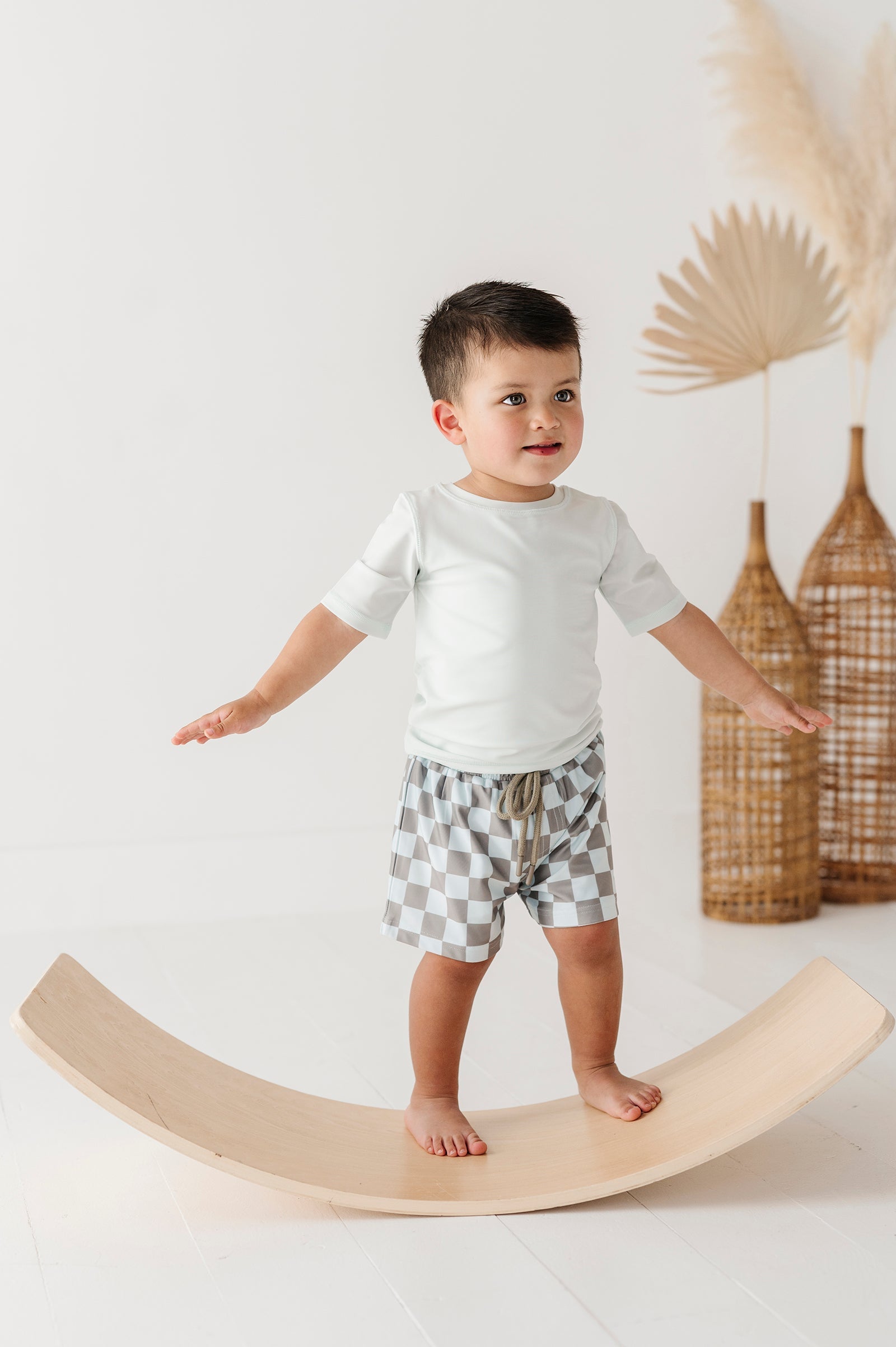 Short Sleeve Rash Guard Swim Shirt