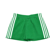 Tweenstyle By Stoopher - Green/white Lightweight Track Shorts