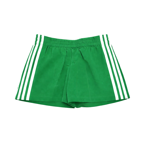 Tweenstyle By Stoopher - Green/white Lightweight Track Shorts