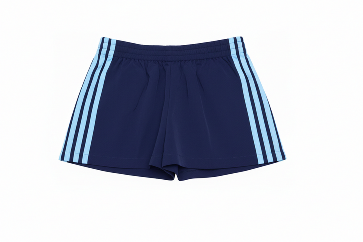 Tweenstyle By Stoopher - Navy Blue/light Blue Lightweight Track Shorts