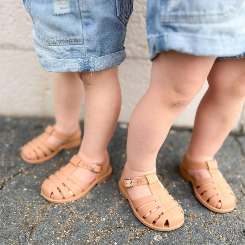 Toddler Jelly Sandals in Clay - Syd