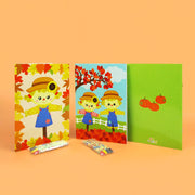 Fall Harvest Autumn Coloring Books With Crayons Party Favors - Set Of 6 Or 12