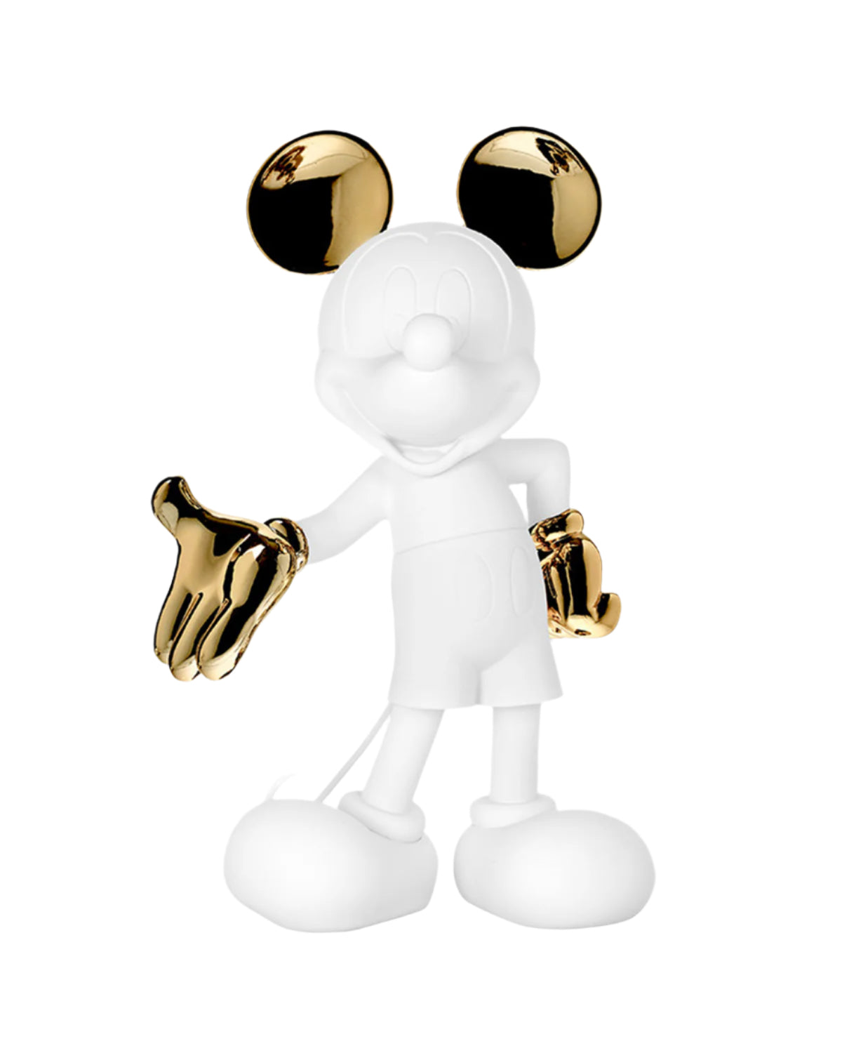 Mickey Mouse Welcome White & Gold 24in