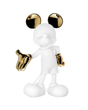 Mickey Mouse Welcome White & Gold 24in