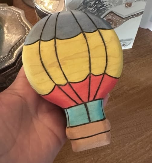Wooden Hot Air Balloon