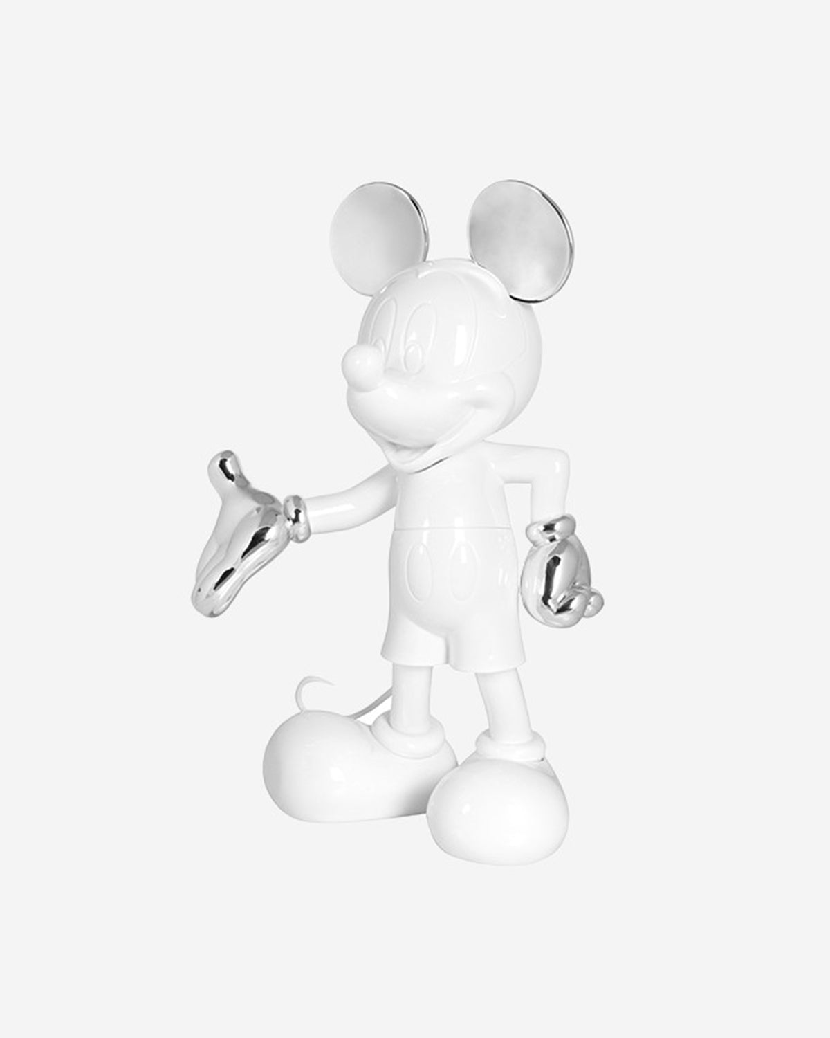 Mickey Mouse Welcome White & Silver 12in